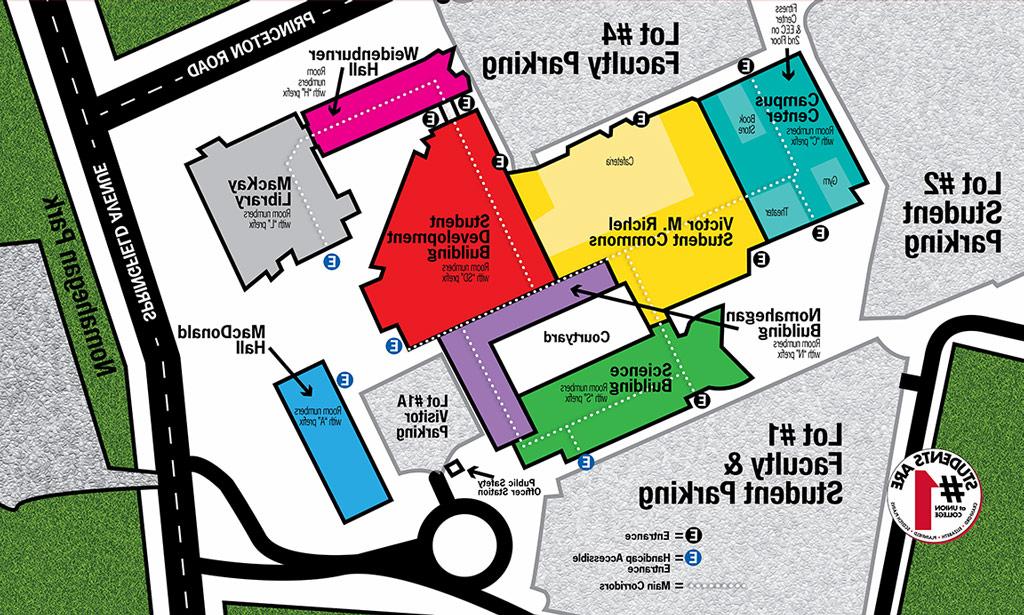 UCNJ Cranford Campus Map